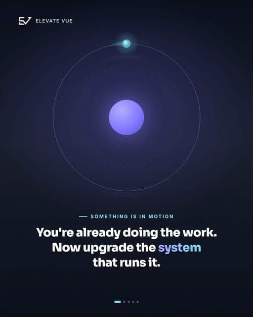 Elevate Vue social post